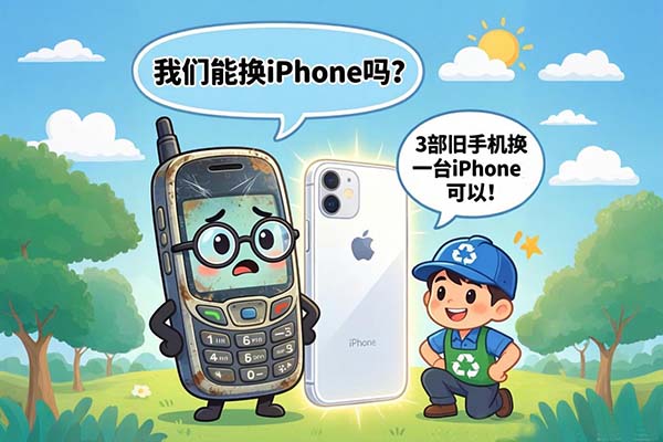 3部舊手機換一臺iPhone